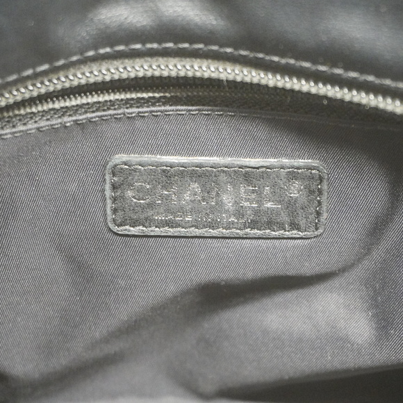 CHANELAuth  Paris Biarritz Tote Bag Women's Coated Canvas Black - Picture 5 of 10